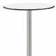 Pied de mange debout Dream Pedrali 4834 Table haute fonte design inox chromé