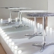 Pied de table colonne Fluxo 5460 5465 Pedrali aluminium terrasse design restaurant luca casini