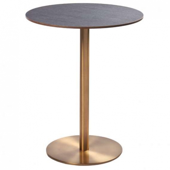 Pied de table colonne Inox ronde Pedrali restaurant 4400 4401 4412 fonte et couvre plaque doré or cuivre bronze laiton