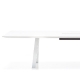 Table conference 4 pieds metal Arki Pedrali acier compact stratifié fenix pieds design industriel 