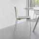 Table 4 pieds Arki pedrali acier laqué bois multiplis compact