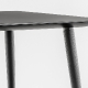 Table design bois 4 pieds Babila Pedrali frene Plateau Fenix bois multiplis plateau design marbre 