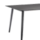 Table design bois 4 pieds Babila Pedrali frene Plateau Fenix bois multiplis plateau design marbre 