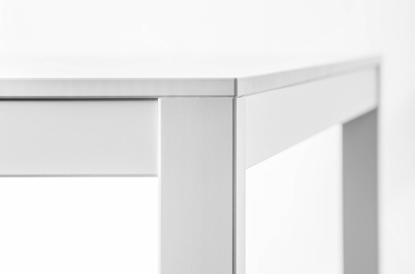Table 4 pieds Kuadro Pedrali acier 