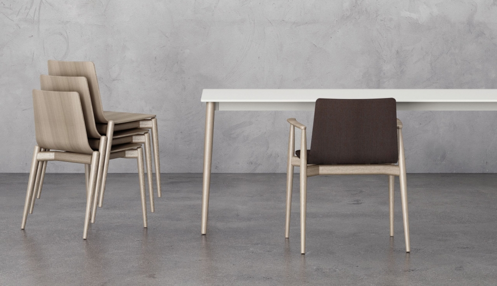Table 4 pieds Malmo CMP Design Pedrali 