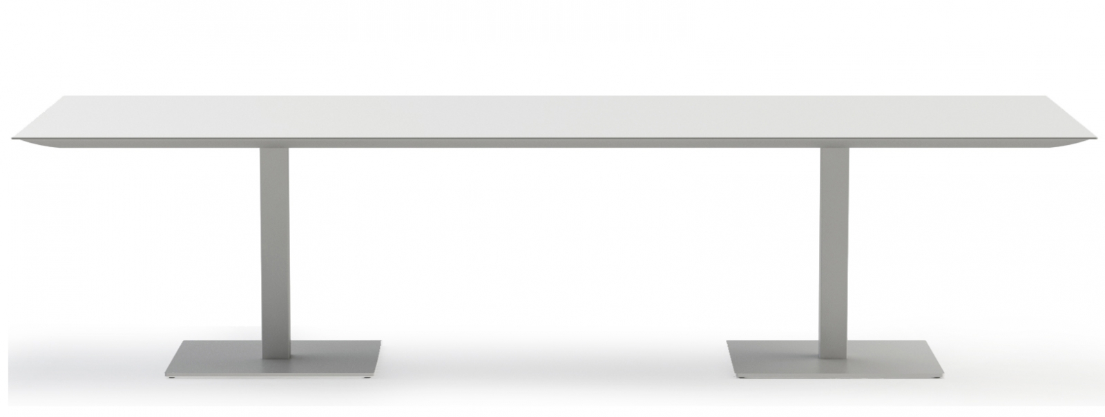 Tables Pied Central Plano Pedrali Inox Carr E Ronde Compact Blanc Table Pied Central Pedrali