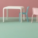 Table 4 pieds Snow Odo Fioravanti Pedrali