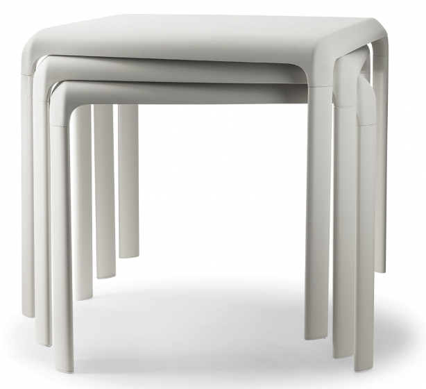 Table 4 pieds Snow Odo Fioravanti Pedrali