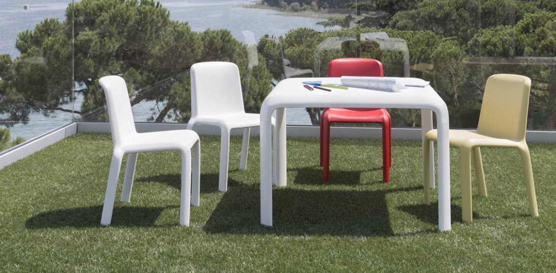 Table 4 pieds Snow Odo Fioravanti Pedrali