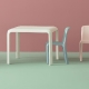 Table 4 pieds Snow Odo Fioravanti Pedrali