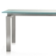 Table 4 pieds Space Pedrali inox 