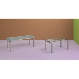 Table 4 pieds Space Pedrali inox 