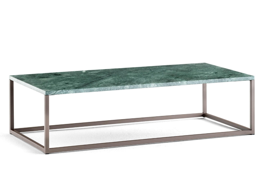 Table basse Code Pedrali acier marbre