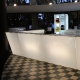 Comptoir de bar angle Oblique Pedrali éclairage lumineux design 