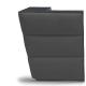 Comptoir de bar Oblique soft Pedrali angle design capitonné 