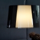 Suspension design L001S/B Pedrali lampe blanc noir beige transparent