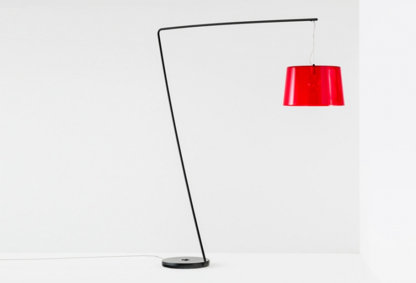 Lampadaires excentré L001T Alberto Basaglia Pedrali Design Lampe salon