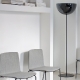 Lampadaire L002ST blanc noir Basaglia Pedrali design Lampe ambiance