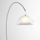 Lampadaires excentré L002T Alberto Basaglia Pedrali Design Lampe salon jaune rouge blanc noir