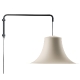 Suspension L004W Alberto Basaglia Pedrali Lampe design sur bras acier beige gris noir