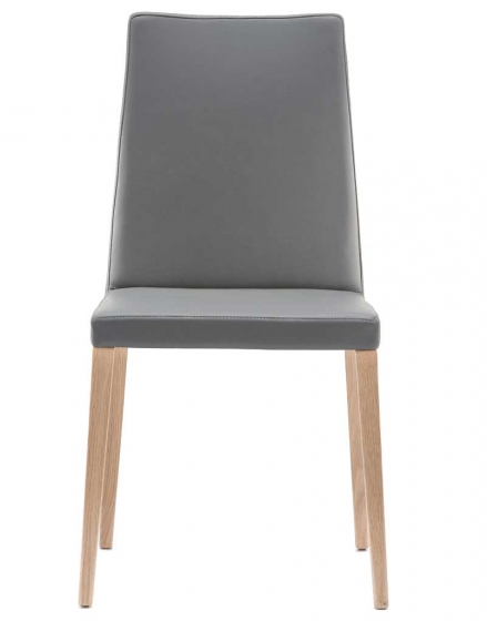 chaise Dress Pedrali chêne bois velour cuir tissu garnie mobilier 
