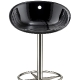 Tabouret Gliss Pedrali assise garnie pivotant cuir naturel Plaza mobilier