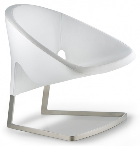 Joker Pedrali Design Roberto Semprini fauteuil lounge acier inox 