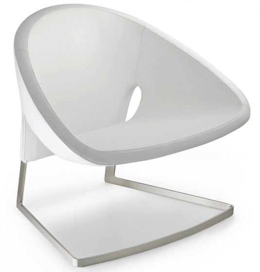 Joker Pedrali Design Roberto Semprini fauteuil lounge acier inox 