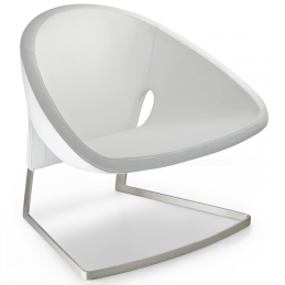 Joker Pedrali Design Roberto Semprini fauteuil lounge acier inox 