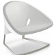 Joker Pedrali Design Roberto Semprini fauteuil lounge acier inox 