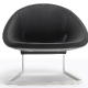 Joker Pedrali Design Roberto Semprini fauteuil lounge acier inox 