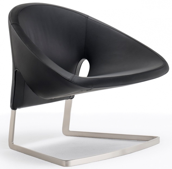 Joker Pedrali Design Roberto Semprini fauteuil lounge acier inox 