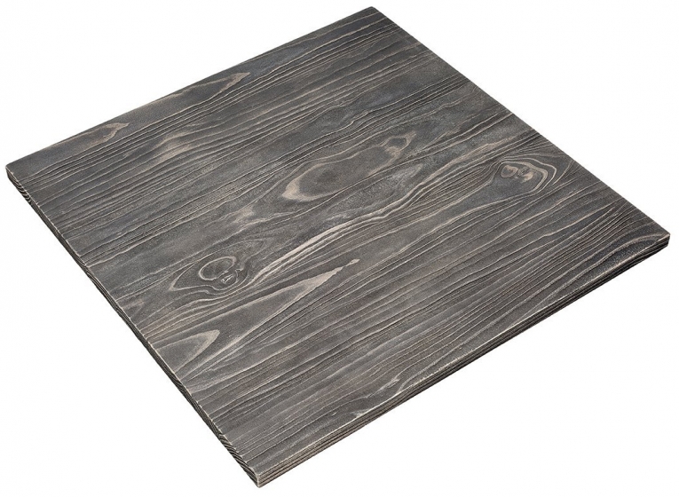 PLATEAU de table rustique SAND VISON PIN MASSIF VIEILLI SABLÉ vauzelle plateau Relief plateau de table effet vieilli gris 