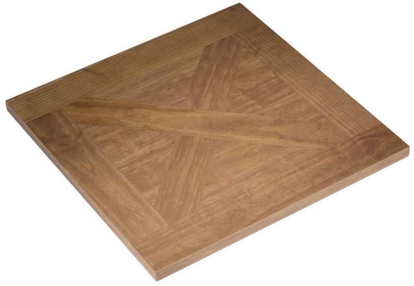 Plateau de table bois naturel marqueterie teinte bois aux choix personnalisable plateau bistro rustique
