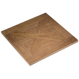 Plateau de table bois naturel marqueterie teinte bois aux choix personnalisable plateau bistro rustique