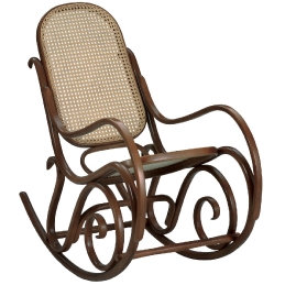 Rocking chair Benko bois courbé hetre 