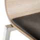 Kuadra Pedrali chaise design acier empilable restaurant entreprise