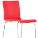 kuadra xl pedrali design stratifié chaise inox mobilier empilable promo coque bois