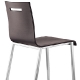 kuadra pedrali design chaise multiplis chene mobilier empilable promo chaise carré bois collectif 