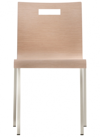 kuadra pedrali design chaise multiplis chene mobilier empilable promo chaise carré bois collectif 