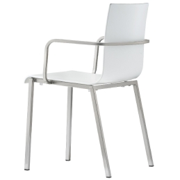 kuadra pedrali design fauteuil terrasse outdoor mobilier empilable promo coque resine 