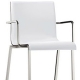 kuadra pedrali design fauteuil multiplis chene mobilier empilable chaise évènement hôtel collectivité  