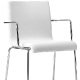 kuadra pedrali design fauteuil cuir tissu mobilier empilable promo chaise réunion collectivité 