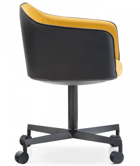 achat pedrali laja 886 fauteuil plaza mobilier acier cuir tissu promo fauteuil bureau confortable roulette jaune bleu 