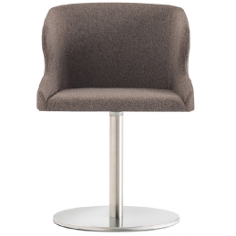 achat pedrali leila 683 fauteuil plaza mobilier acier cuir tissu inox tabouret chaise confort cocoon