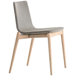 achat pedrali chaise malmo 391 stéphane plaza mobilier frêne cuir bois design chaise confortable 