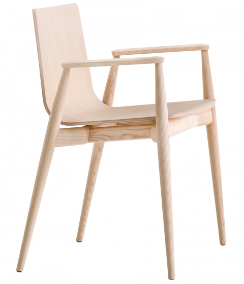 achat pedrali fauteuil malmo 395 stéphane plaza mobilier frêne promo fauteuil bois design scandinave 