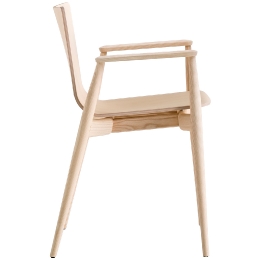 achat pedrali fauteuil malmo 395 stéphane plaza mobilier frêne promo fauteuil bois design scandinave 