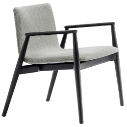 achat pedrali malmo fauteuil lounge 297 stéphane plaza mobilier frêne bois scandinave