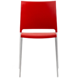 achat pedrali mya 700 chaise stéphane plaza mobilier promo noir rouge aluminium outdoor exterieur terrasse
